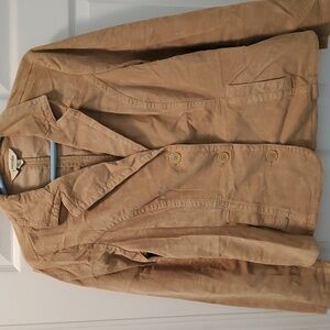 St. John's Bay corduroy, tan blazer